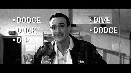Hank Azaria as Patches in "Dodgeball." Image Source: Red Hour Productions. YouTube/Movieclips