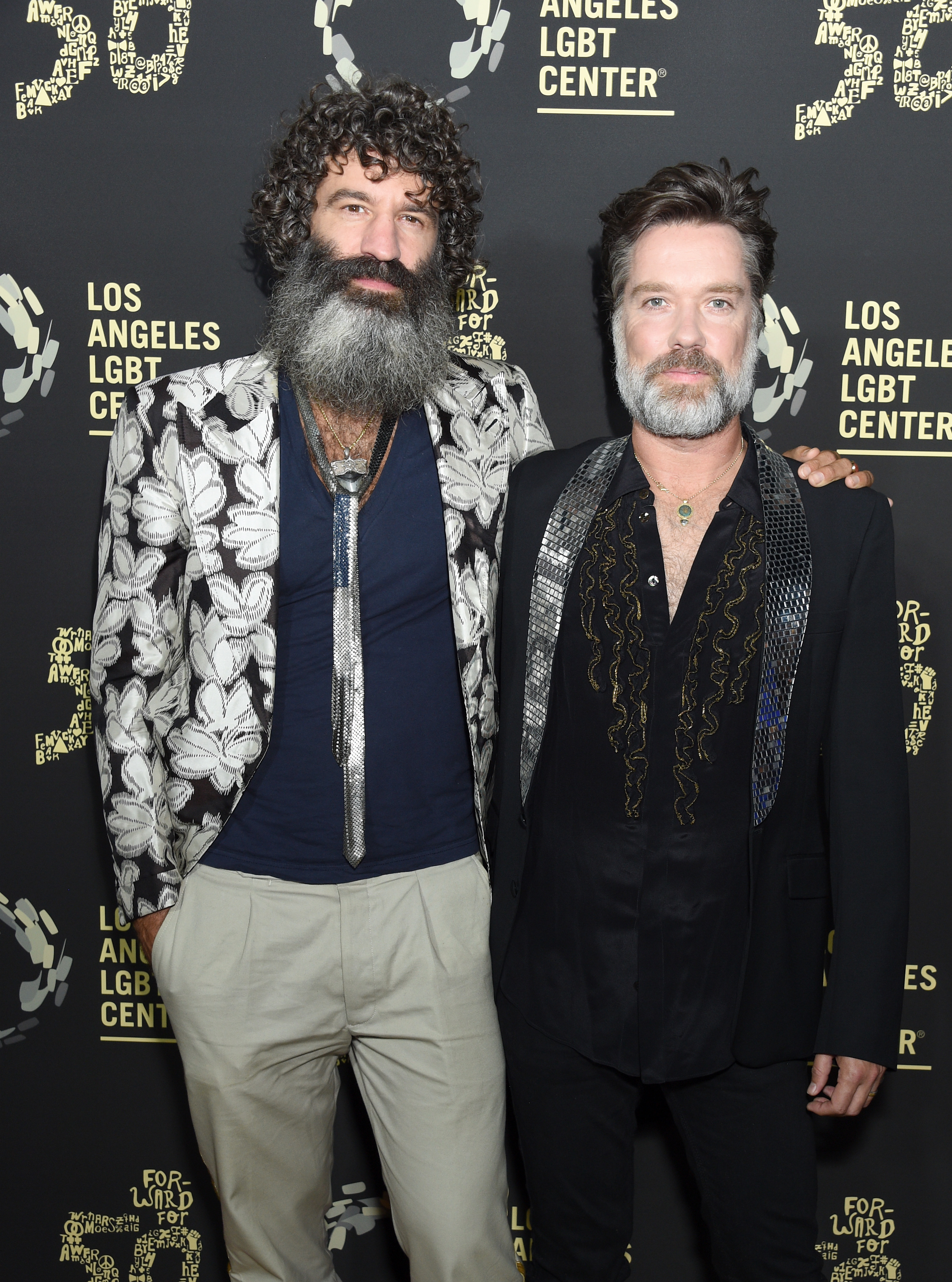 Jörn Weisbrodt and Rufus Wainwright at the Los Angeles LGBT Center's 50th anniversary celebration with "Hearts Of Gold" Concert & Multimedia Extravaganza on September 21, 2019, in Los Angeles, California. | Source: Getty Images