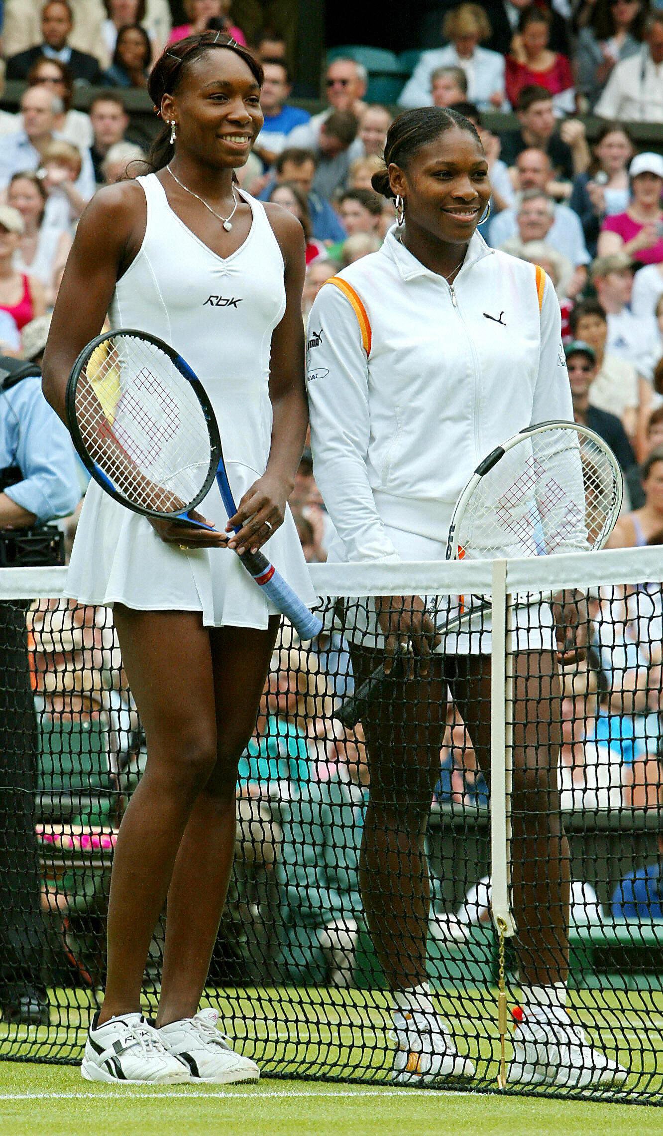 Venus and Serena Williams before their game at the Wimbledon Tennis Championship in South London, England | Source: Getty Images 