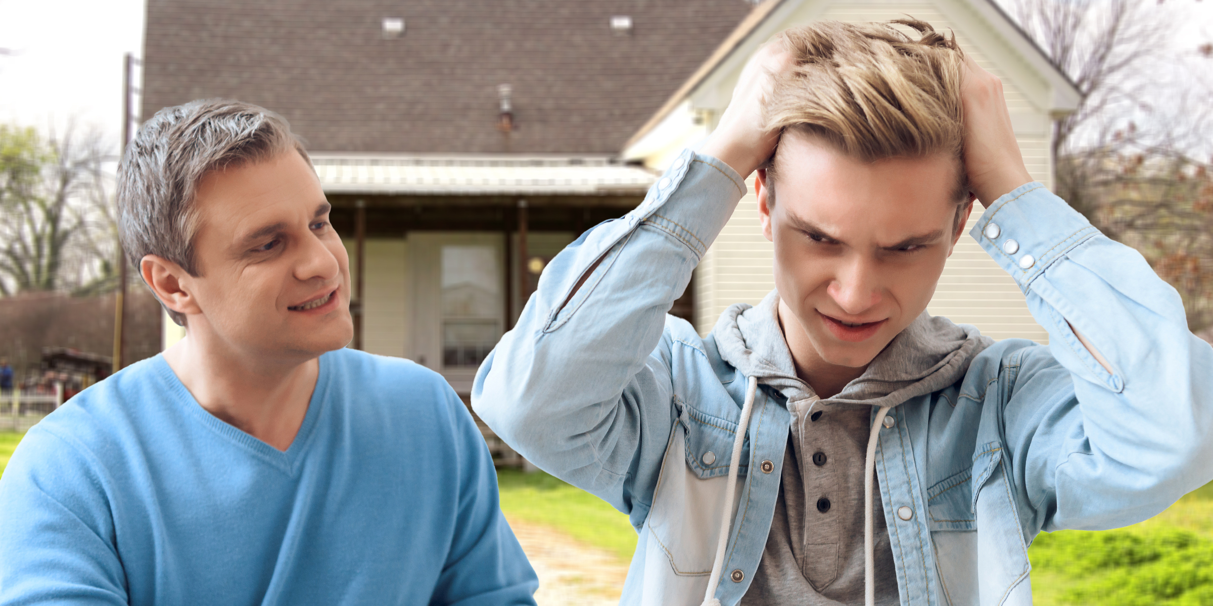 A man and his adult son | Source: Shutterstock