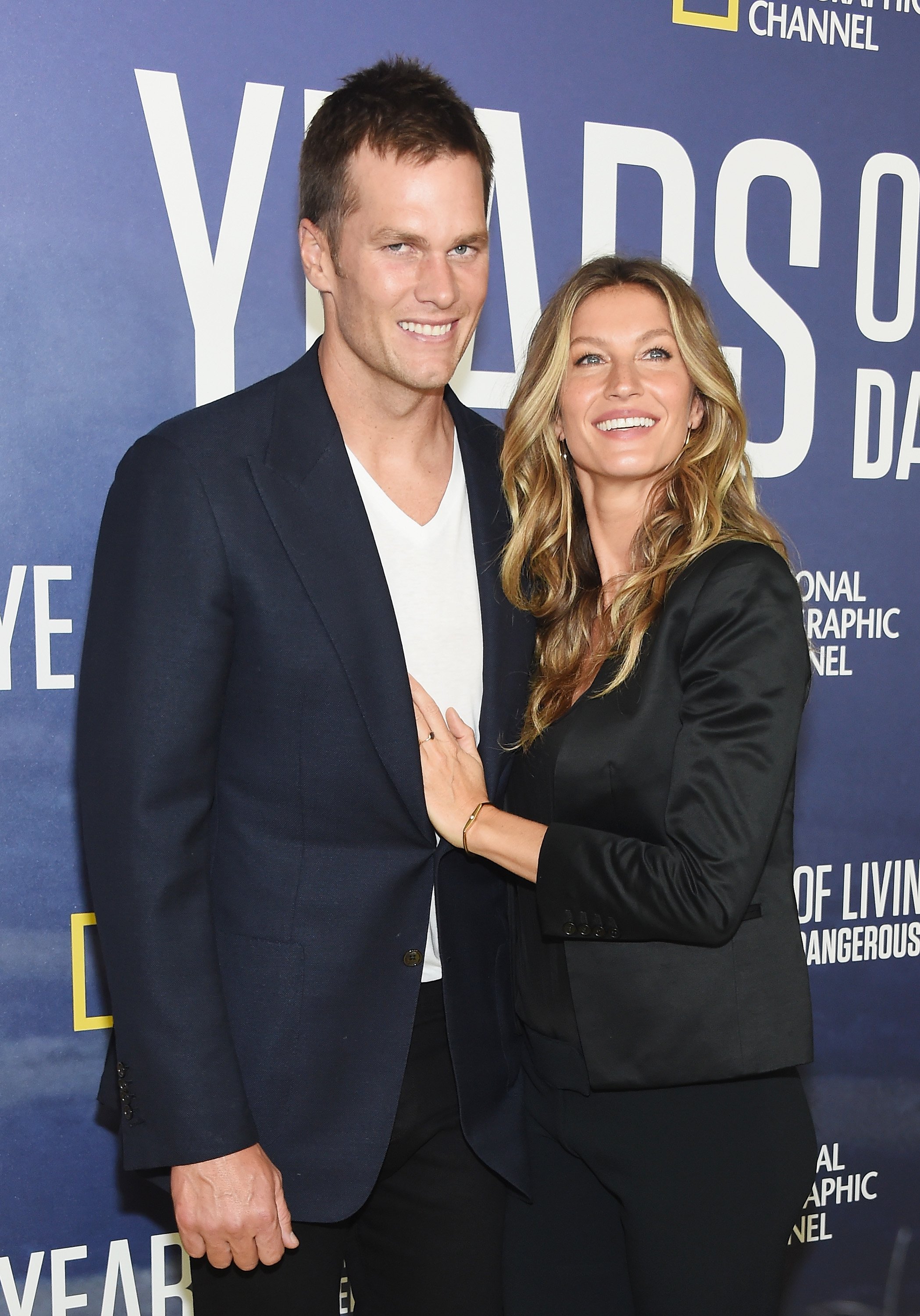 Tom Brady and his wife, model Gisele Bundchen attend National Geographic's "Years Of Living Dangerously" new season world premiere at the American Museum of Natural History on September 21, 2016, in New York City. | Source: Getty Images