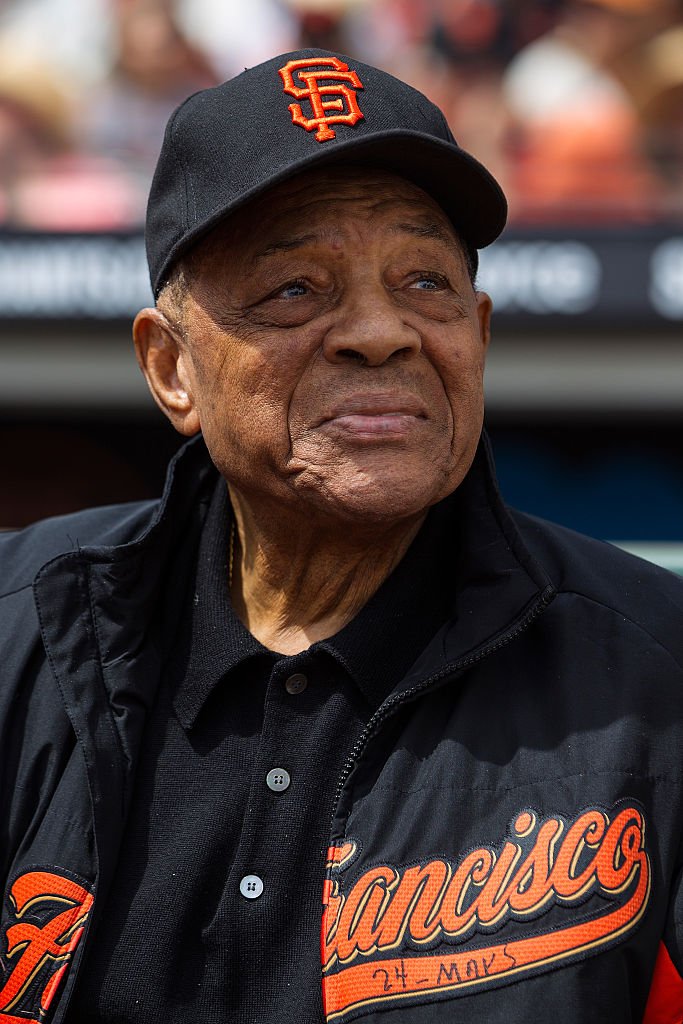 Willie Mays watching the game between the San Francisco Giants and Los Angeles Dodgers at AT&T Park on April 7, 2016 in San Francisco, California. | Photo: Getty Images. 
