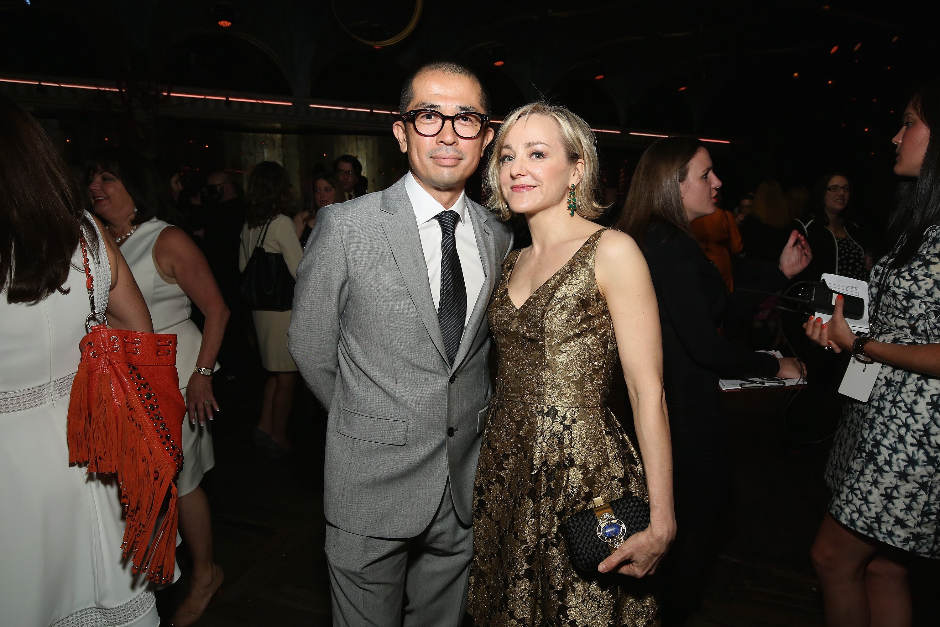 Geneva Carr and Yuji Yamazaki attend the 2015 Tony Honors Cocktail Party at Diamond Horseshoe at the Paramount Hotel on June 1, 2015 in New York City. | Source: Getty Images.