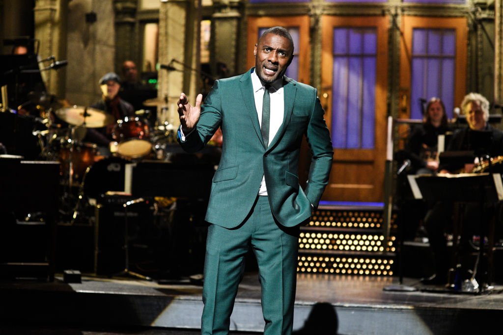 Actor Idris Elba during his 2019 monologue on the TV show "Saturday Night Live" in NBC. | Photo: Getty Images