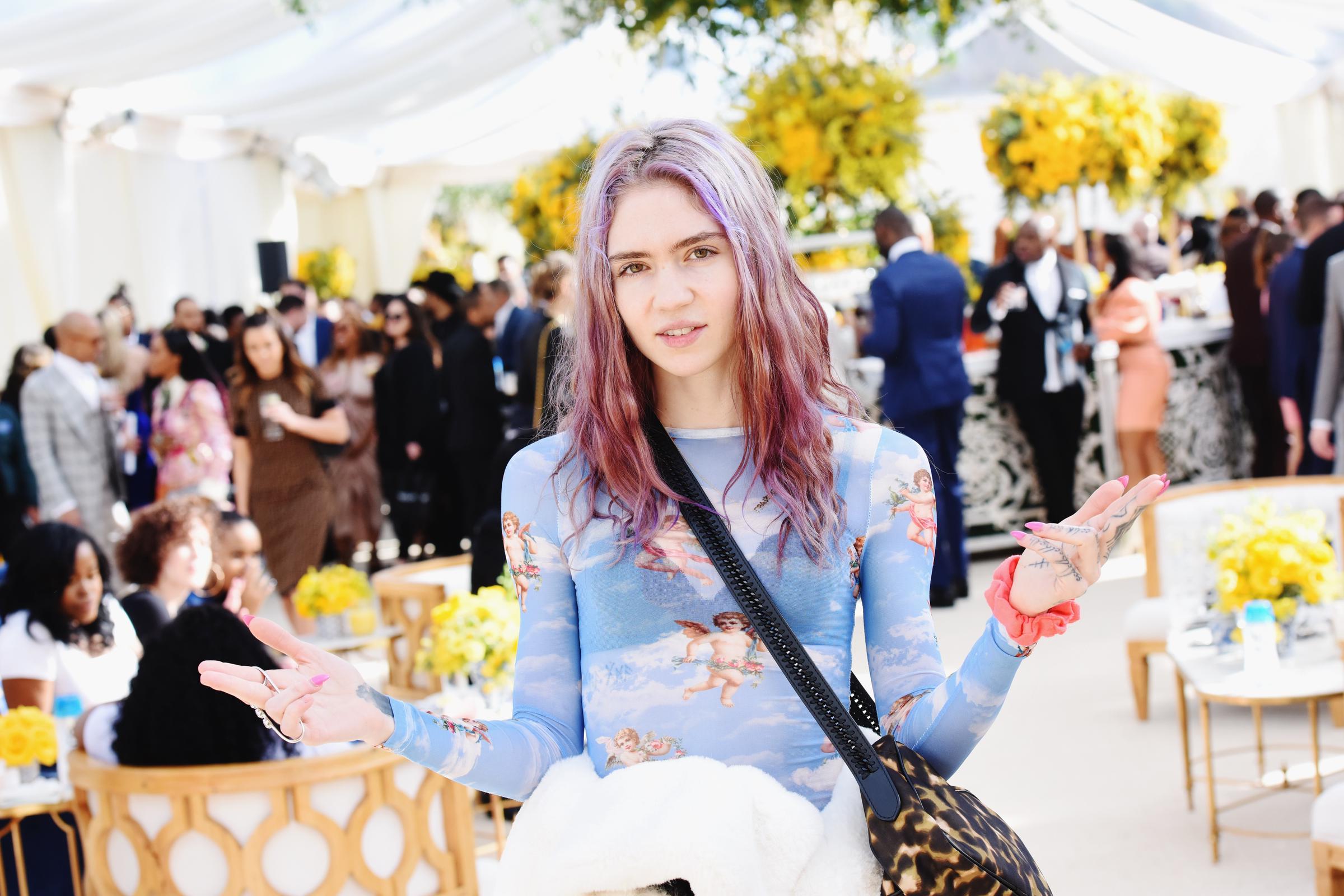 Grimes attends the 2019 Roc Nation The Brunch in Los Angeles on February 9, 2019 | Source: Getty Images