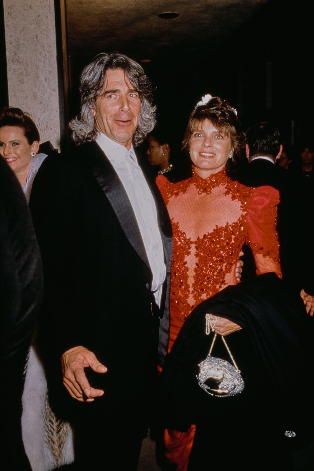 Sam Elliott and Katharine Ross at the 45th Golden Globe Awards in 1988 in Beverly Hills, California | Source: Getty Images