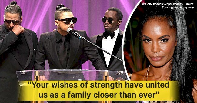 Kim Porter’s son, Quincy Brown, thanks everyone for their support after his mother's death in post