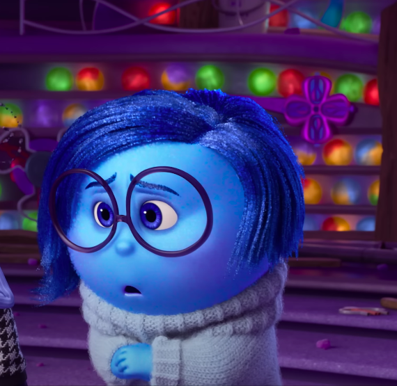 Sadness from the trailer of "Inside Out 2," posted on March 7, 2024 | Source: YouTube/Pixar