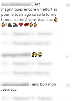 Capture d'écran des commentaires des internautes sur la publication de Jean-Luc Reichmann. | Photo : Instagram/jean.luc.reichmann/ Capture d'écran des commentaires des internautes sur la publication de Jean-Luc Reichmann. | Photo : Instagram/jean.luc.reichmann/