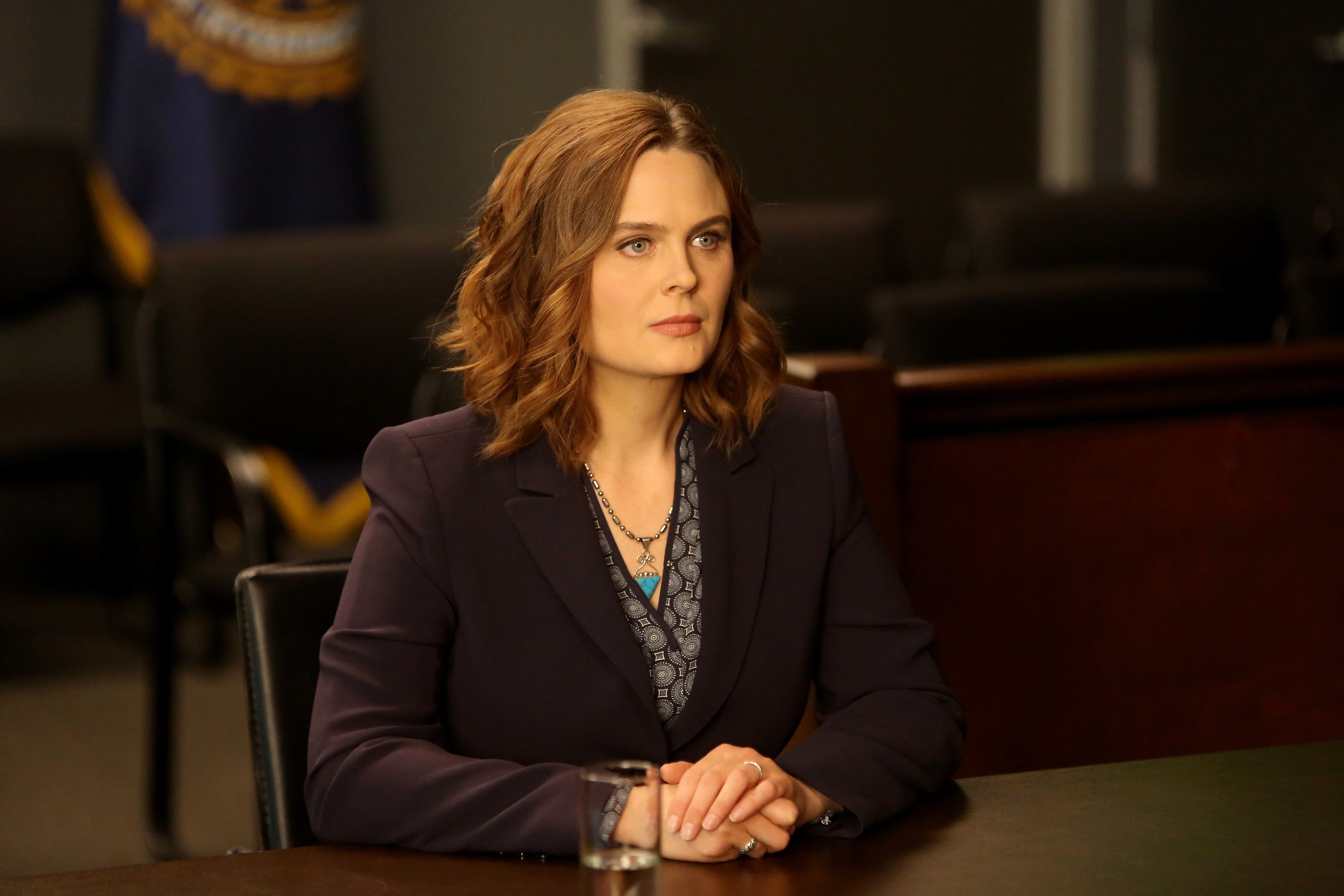 Emily Deschanel in the "The Last Shot at a Second Chance" episode of "BONES" on May 5, 2016. | Source: Getty Images