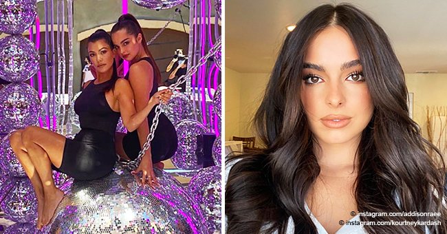 How Kourtney Kardashian Celebrated Her Friend and TikTok Star Addison