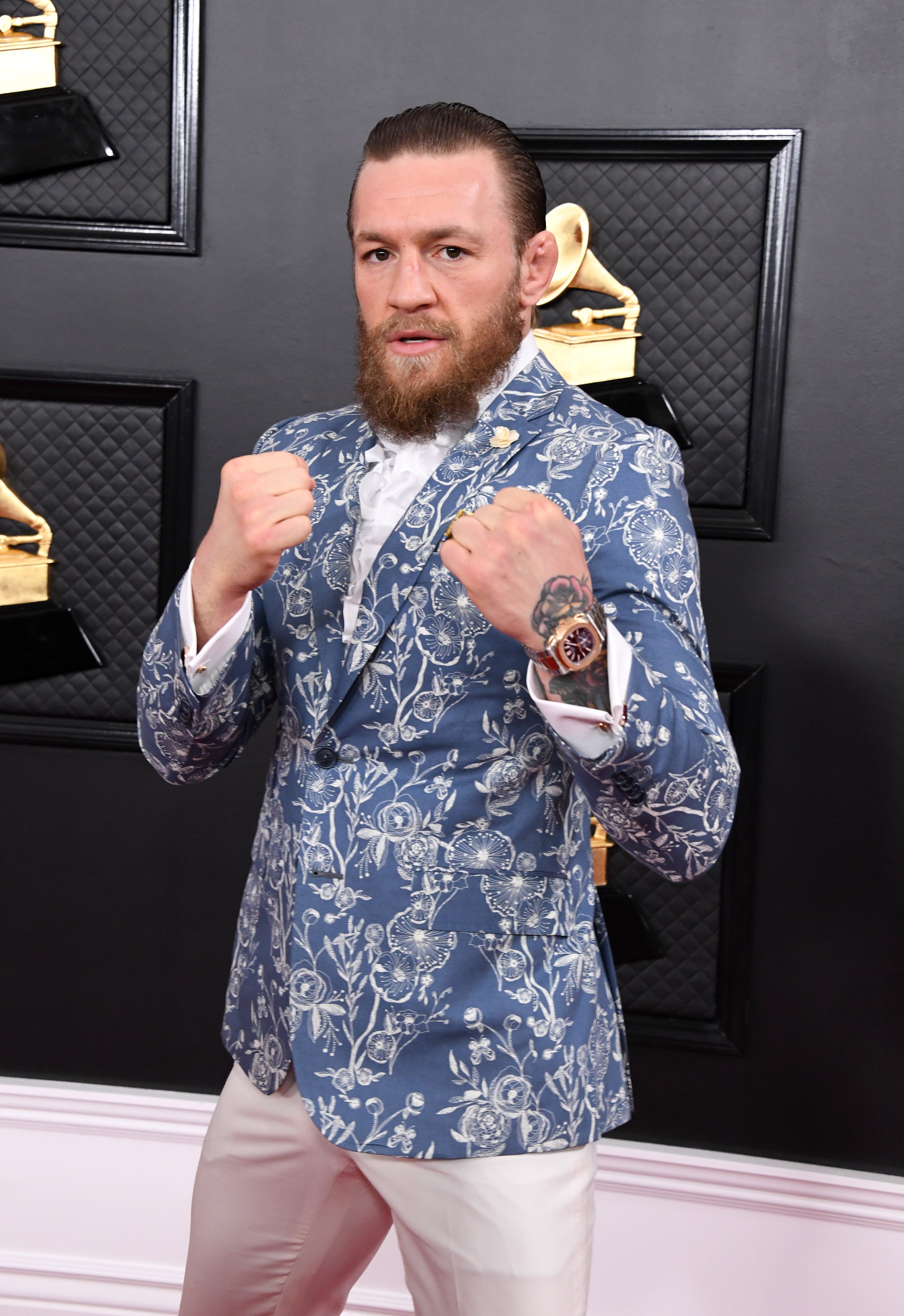 Conor McGregor attends the 62nd Annual GRAMMY Awards on January 26, 2020, in Los Angeles, California. | Source: Getty Images.