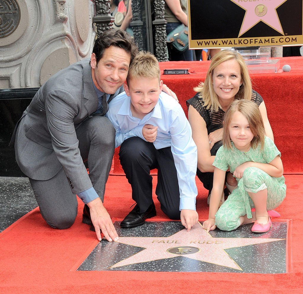 Paul Rudd, Julie Yaeger, Jack, and Darby Rudd on July 1, 2015 in Hollywood, California | Source: Getty Images