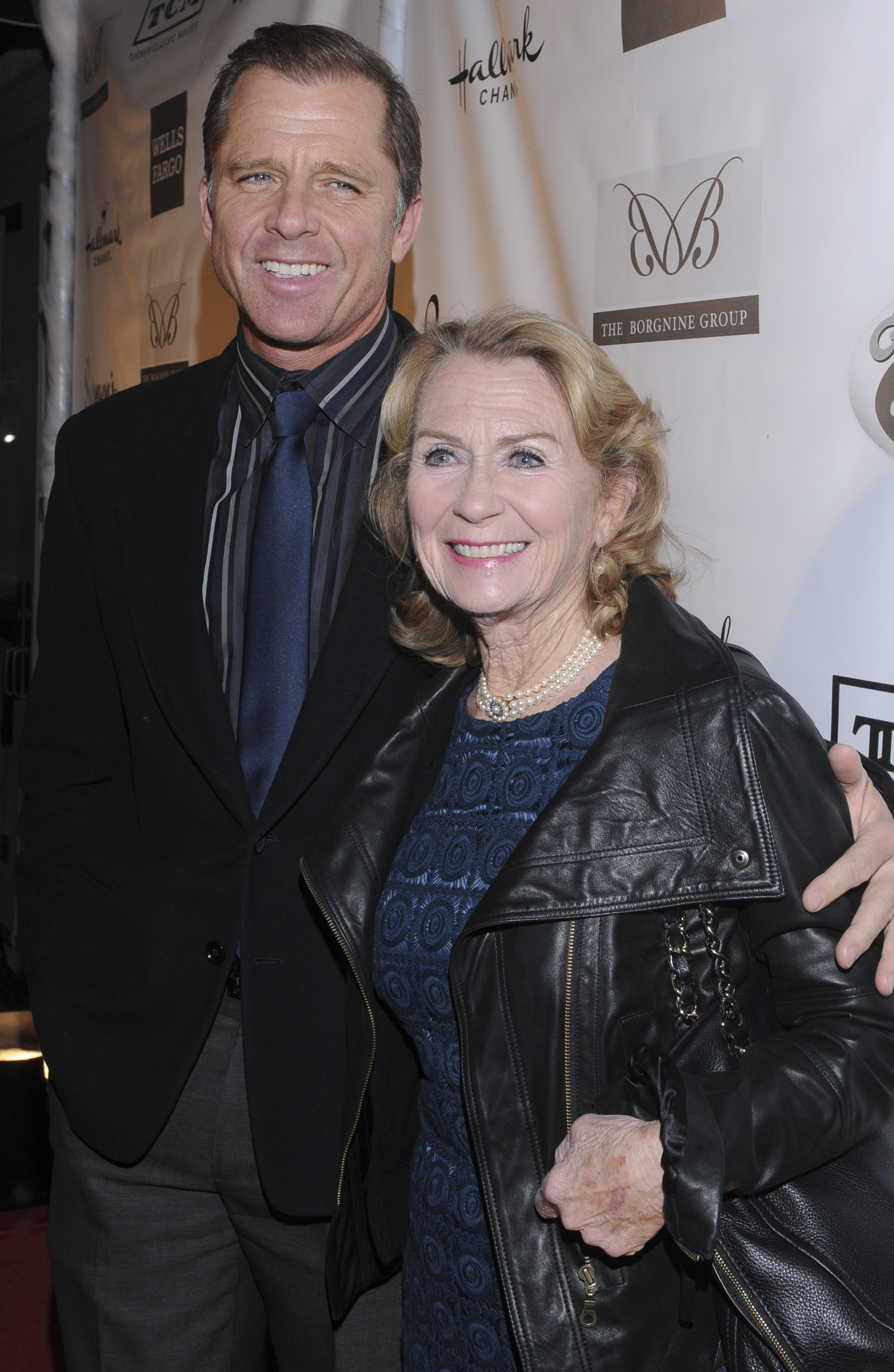 Maxwell Caulfield and the actress attend The Borgnine Movie Star Gala on February 23, 2013, in Studio City, California. | Source: Getty Images