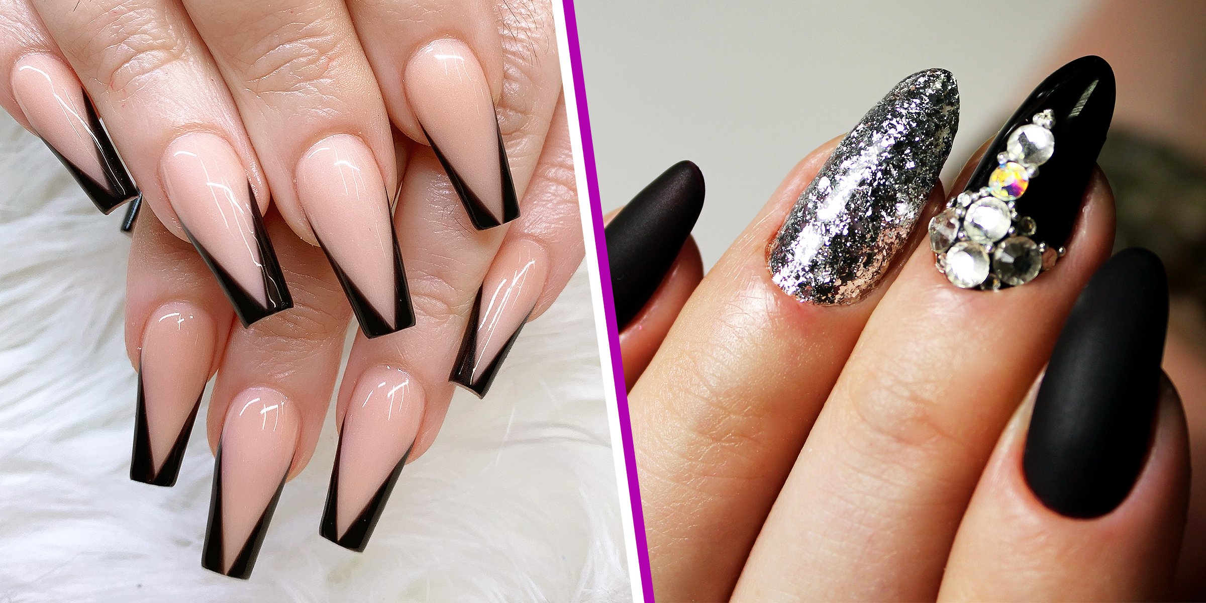 Black Tip Nail Ideas to Try For Your Next Manicure