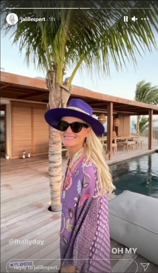 Laeticia Hallyday | Photo : Capture de La Story Instagram de Jalil Lespert