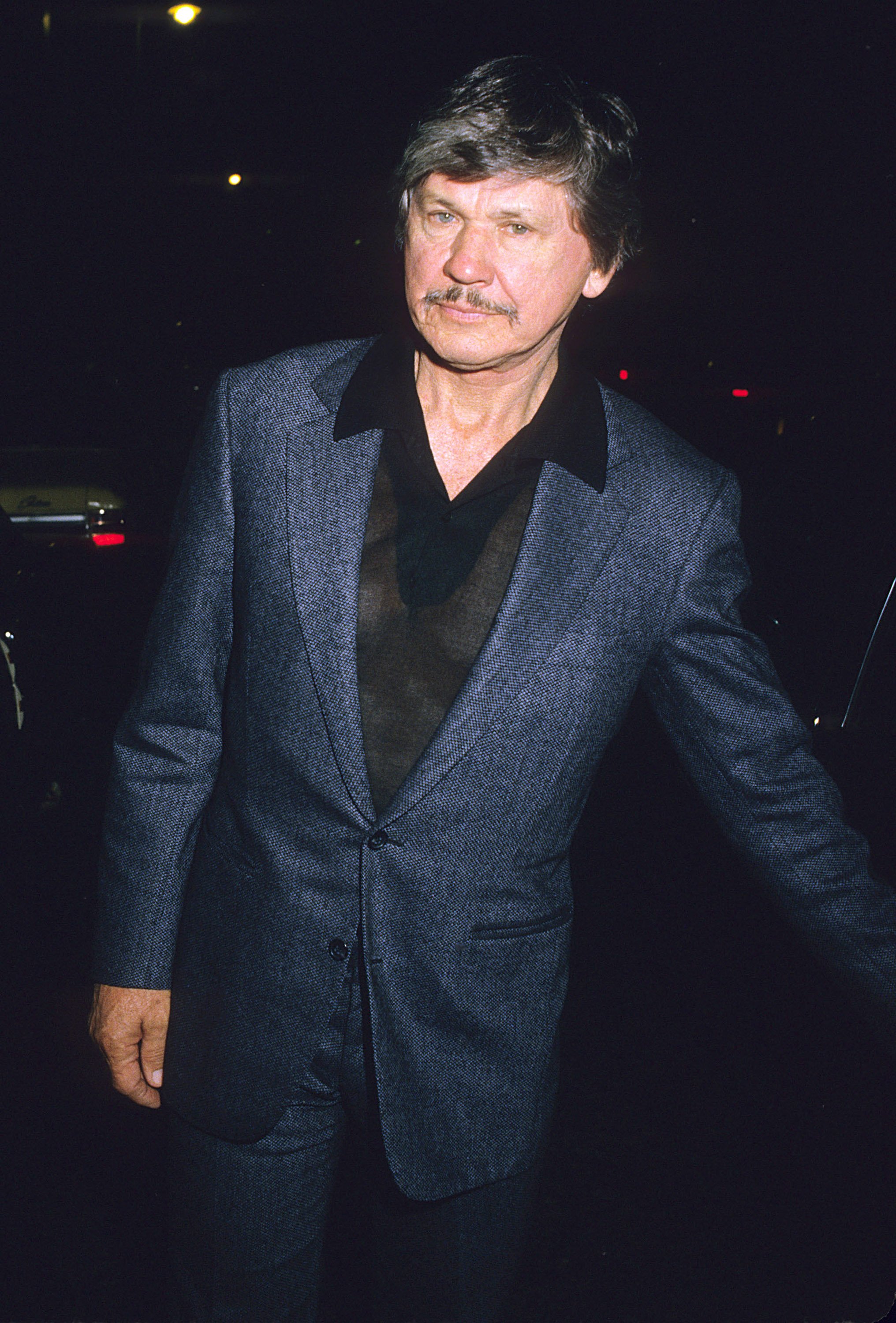 Charles Bronson during Charles Bronson Sighting at Langan's Brasserie in London, Great Britain. / Source: Getty Images