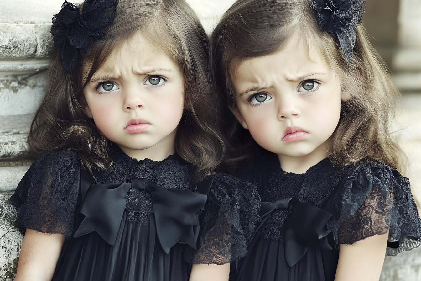 Twin three-year-old girls | Source: Midjourney