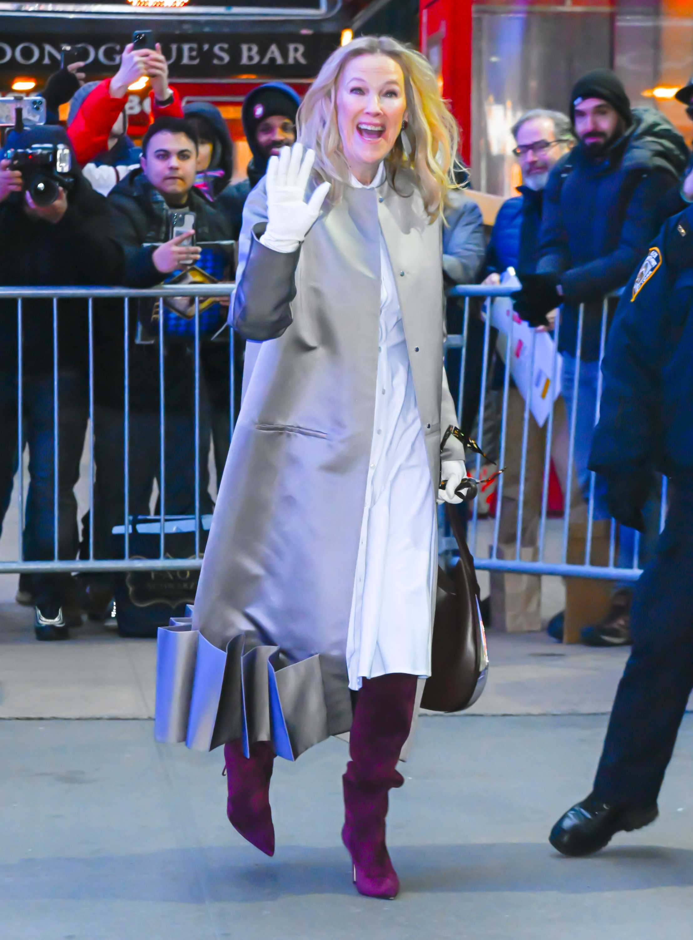 Catherine O'Hara is in New York City on January 30, 2024. | Source: Getty Images