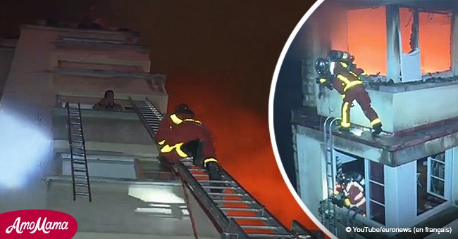 L'incendie meurtrier à Paris : des images impressionnantes de l'intervention des pompiers dans un bâtiment