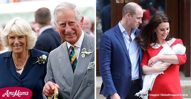 Prince Charles's reaction to the Royal baby's birth
