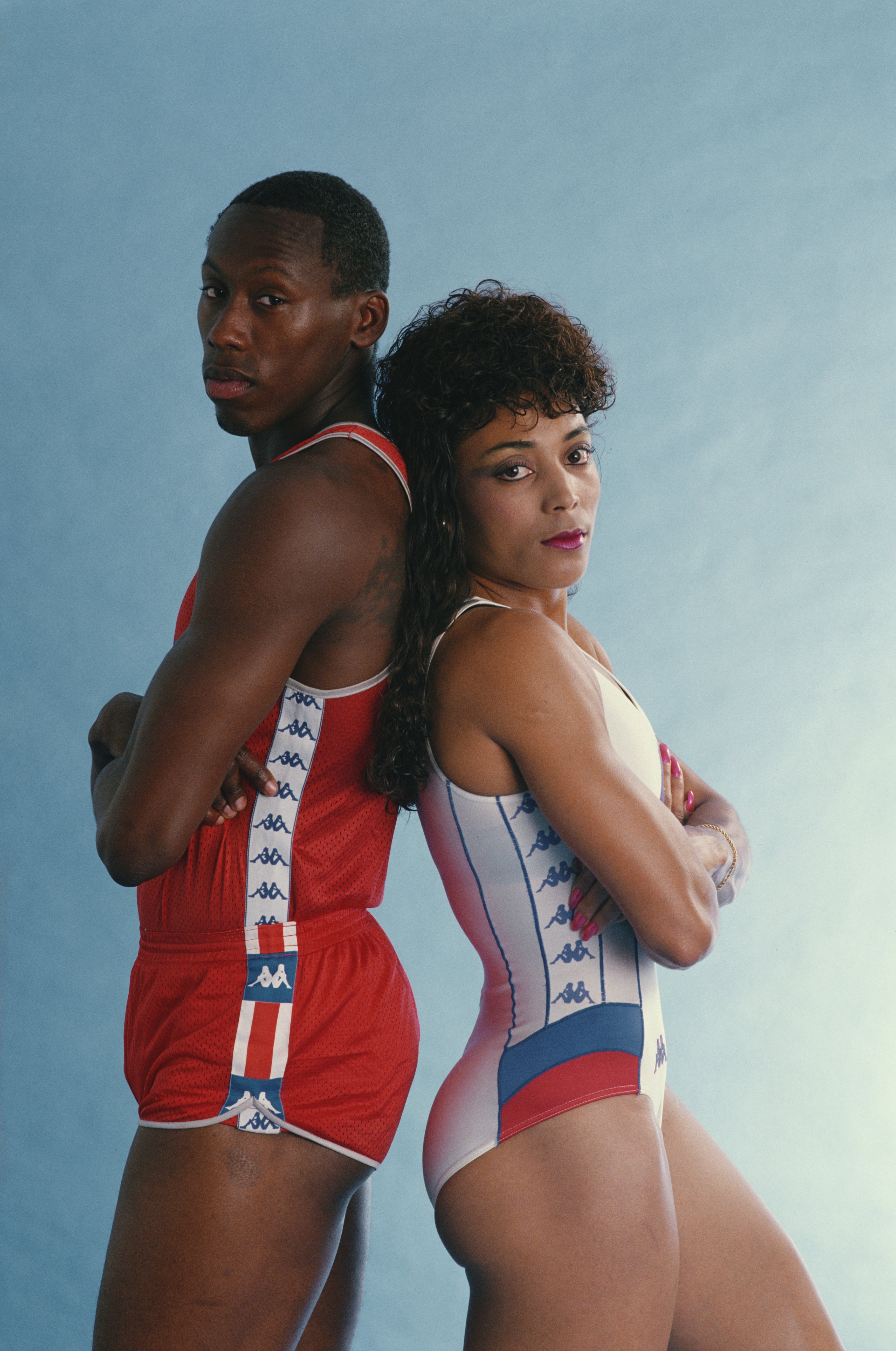 Florence Griffith Joyner and Al Joyner in Los Angeles, California, United States on 5 April 1988 | Source: Getty Images