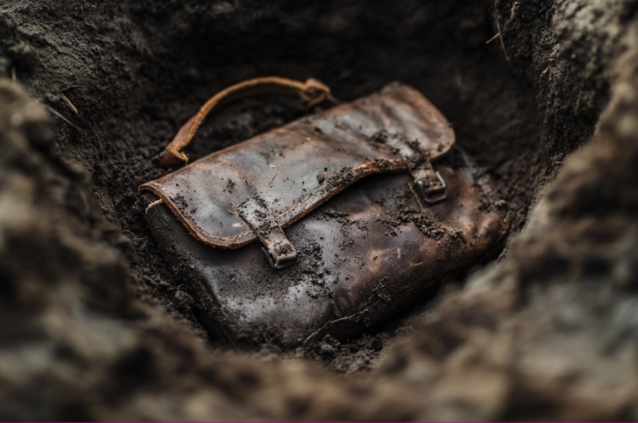 A bag in a hole | Source: Midjourney