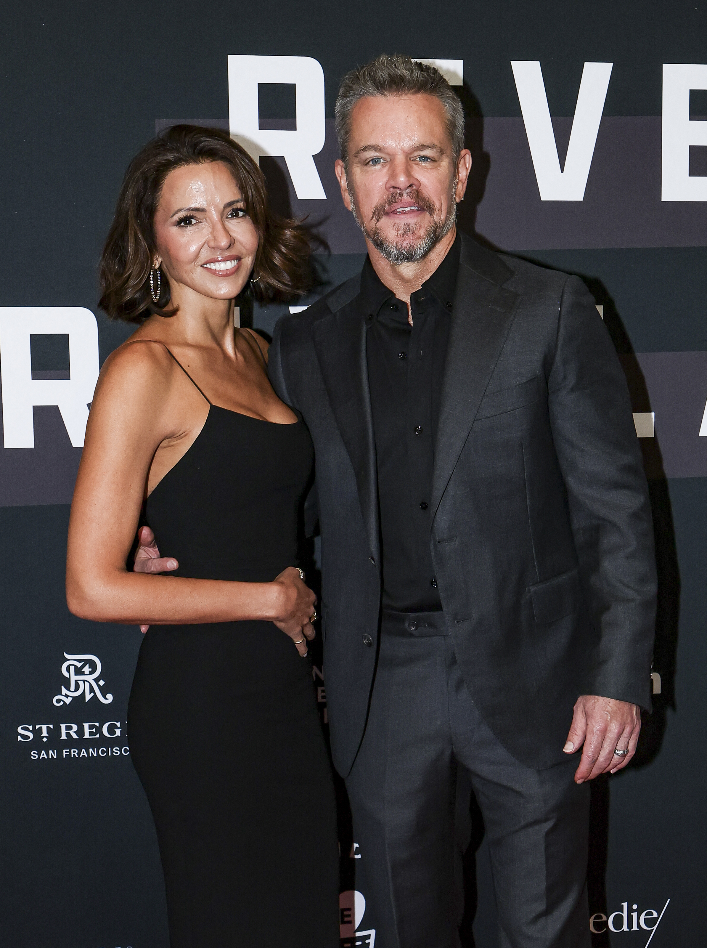 Matt Damon and Luciana Damon pose together during the nonprofit Bring Change to Mind's "Revels and Revelations Celebration" at the Fort Mason Center for Arts and Culture. | Source: Getty Images