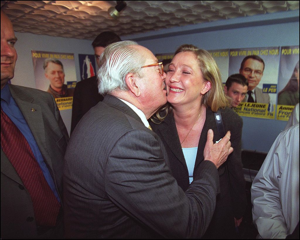Jean Marie Le Pen pour les élections législatives à Lomme, France le 30 mai 2002. І Source : Getty Images