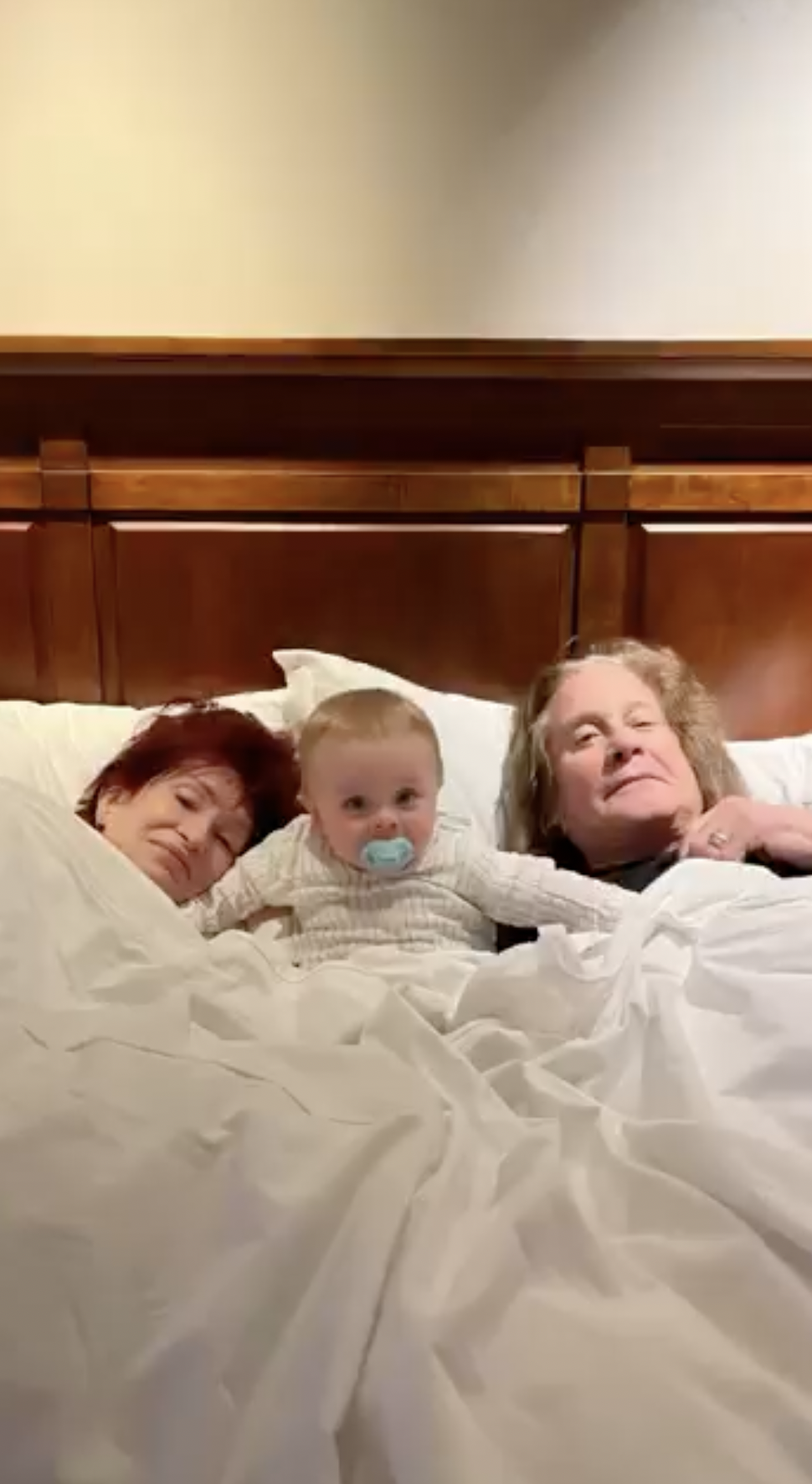 Sydney with Sharon and Ozzy Osbourne from a post dated October 9, 2024. | Source: Instagram/kellyosbourne