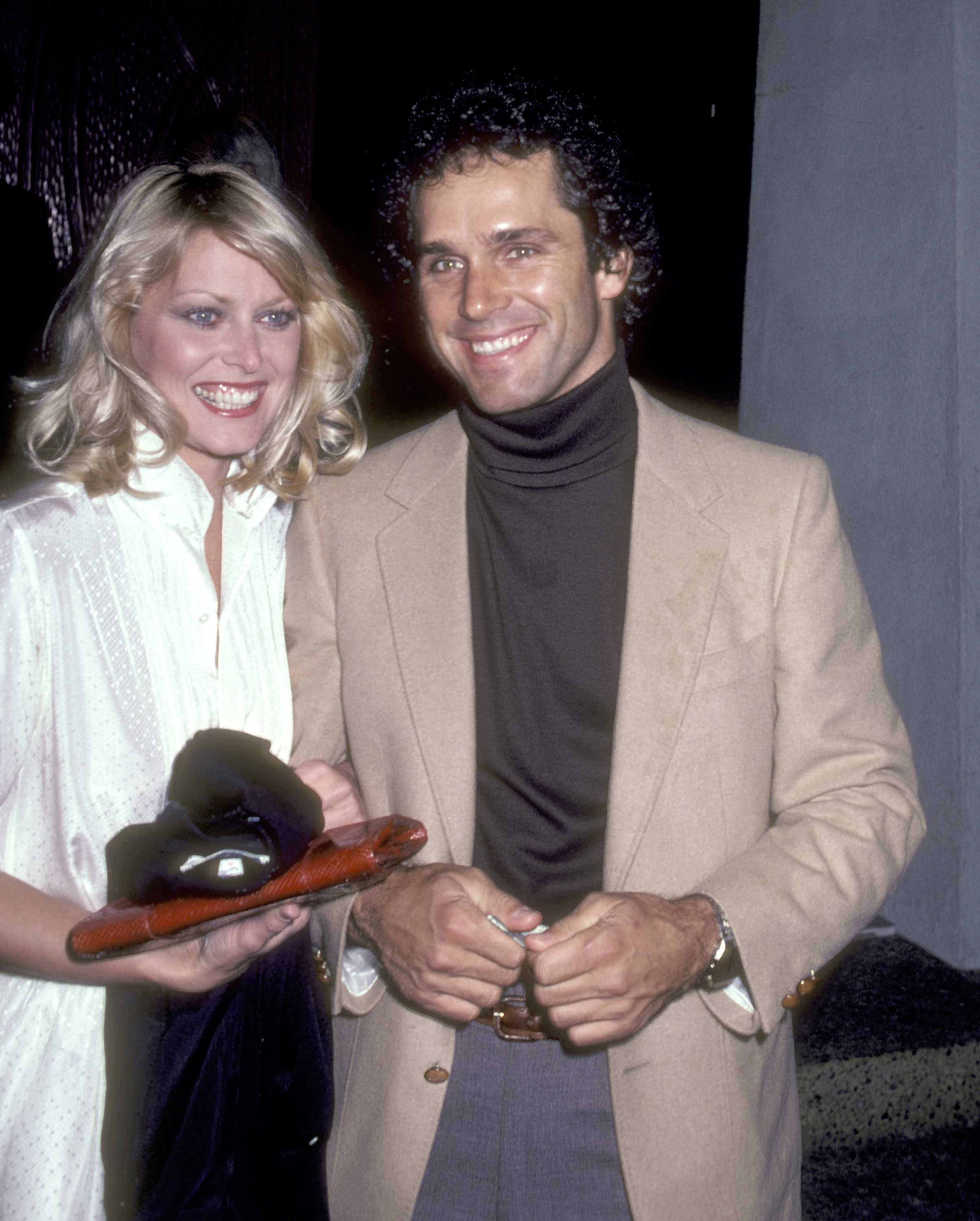 Randi Oakes and Gregory Harrison on March 7, 1981 in Beverly Hills, California | Source: Getty Images