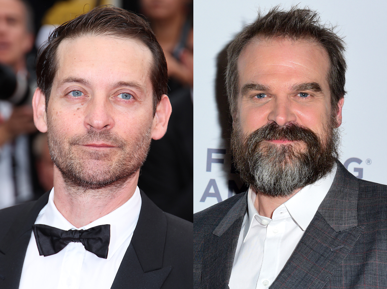 Tobey Maguire | David Harbour | Source: Getty Images