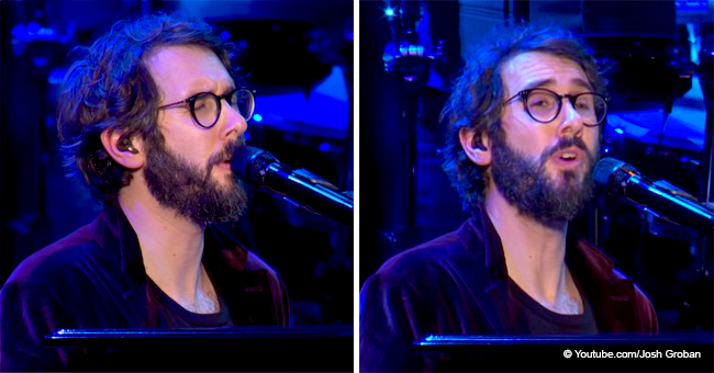 Josh Groban sings 'Bridge Over Troubled Water' at Madison Square Gardens