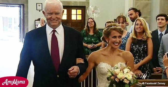 Bride’s dad murdered before her wedding. But she feel his pulse, walking down the aisle