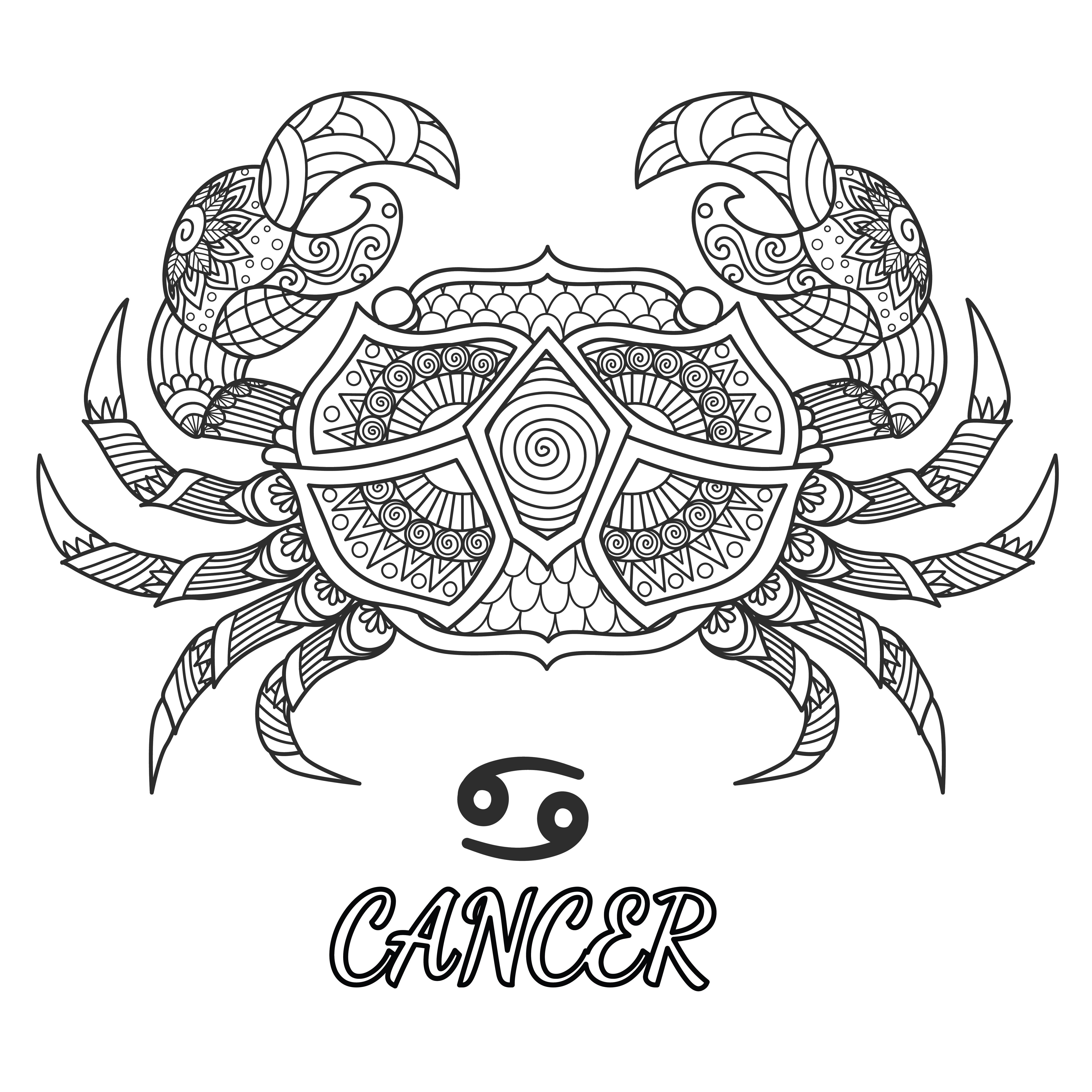 Signo de Cáncer. | Fuente: Shutterstock Signo de Cáncer. | Fuente: Shutterstock
