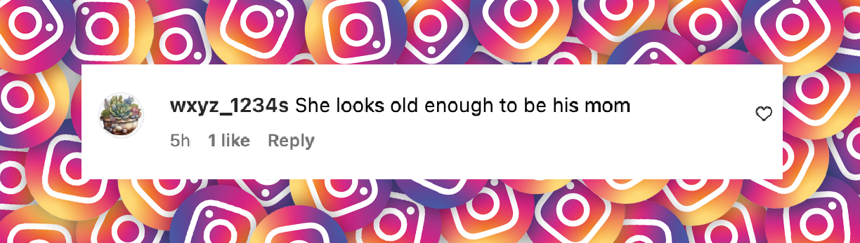 A netizen's reaction to Timothée Chalamet and Kylie Jenner's appearance at the 70th David Di Donatello in Italy on May 7, 2025 | Source: Instagram/entertainmenttonight