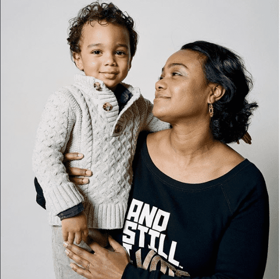A portrait of Tatyana Ali and her son shared with her Instagram story | Photo: instagram.com/tatyanaali
