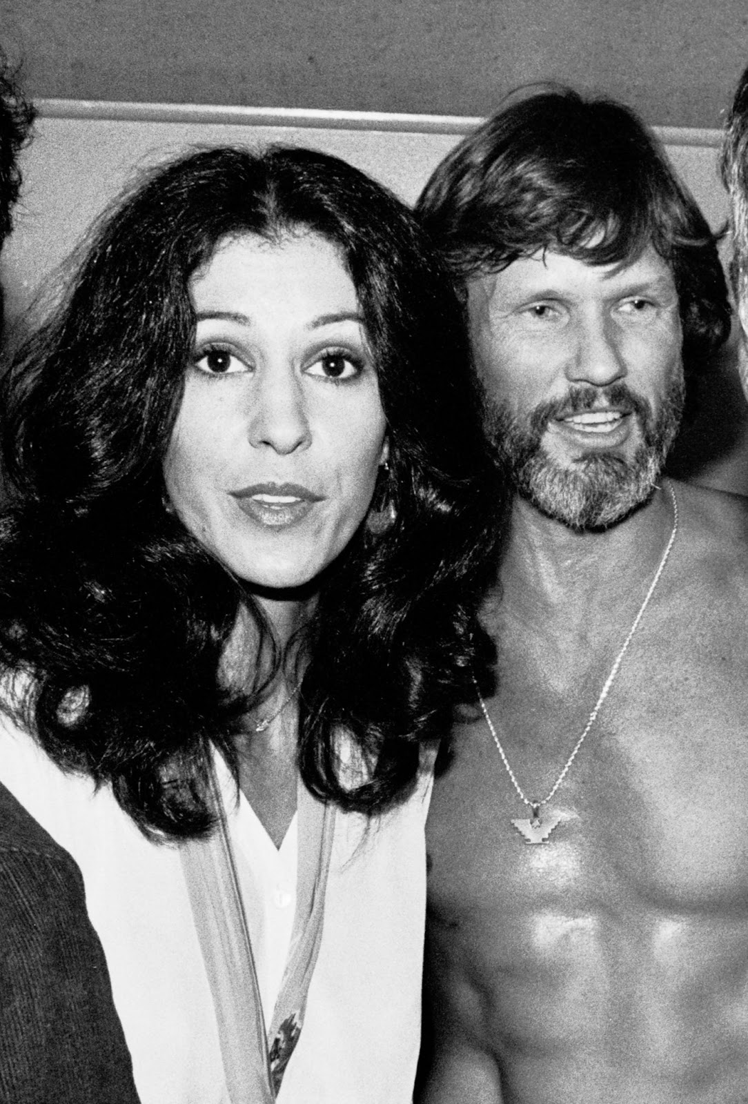 Rita Coolidge and Kris Kristofferson backstage at the Bottom Line, Greenwich Village, New York, on January 5, 1979. | Source: Getty Images