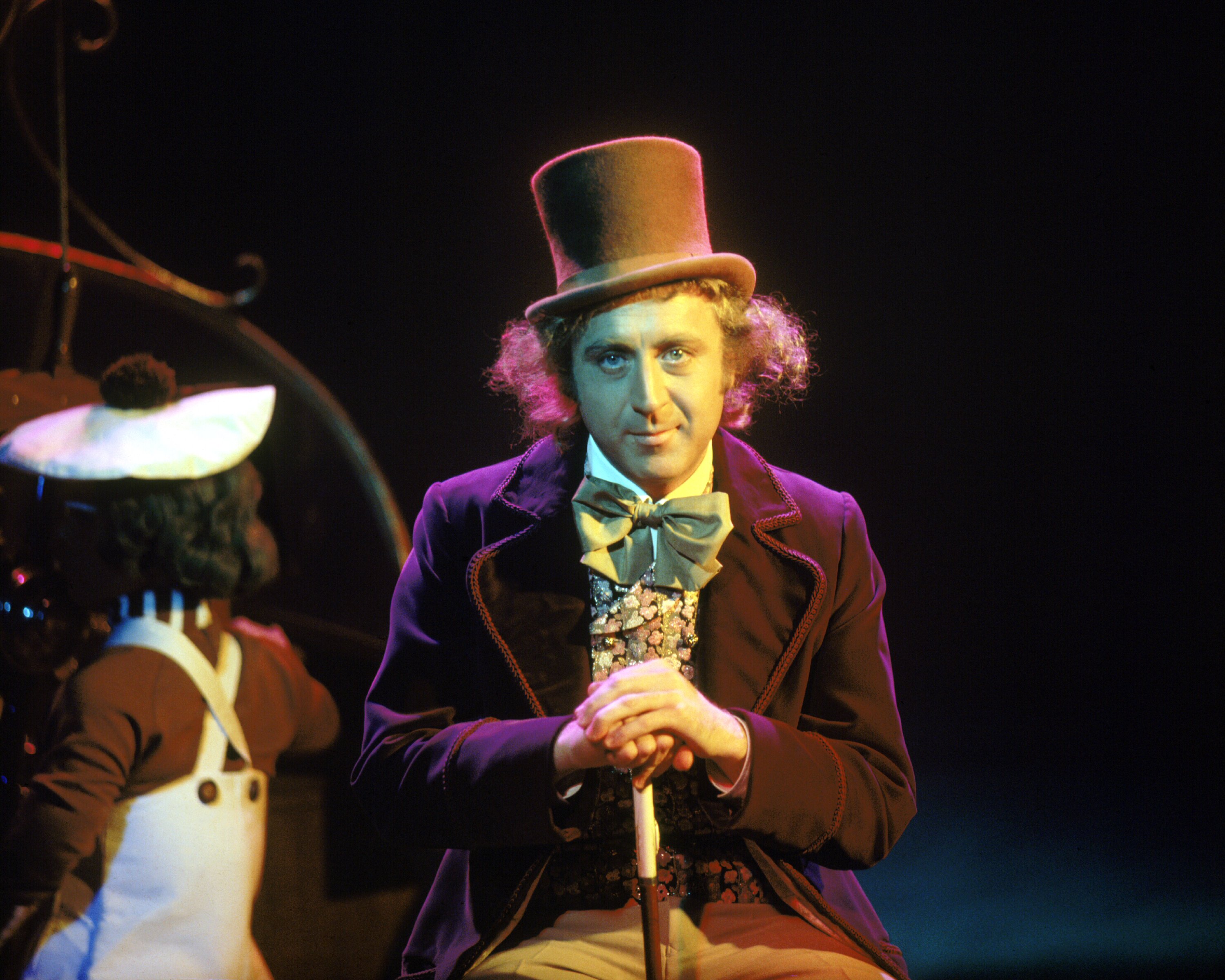 Gene Wilder as Willy Wonka on the set of the 1974 fantasy film "Willy Wonka & the Chocolate Factory." | Source: Getty Images