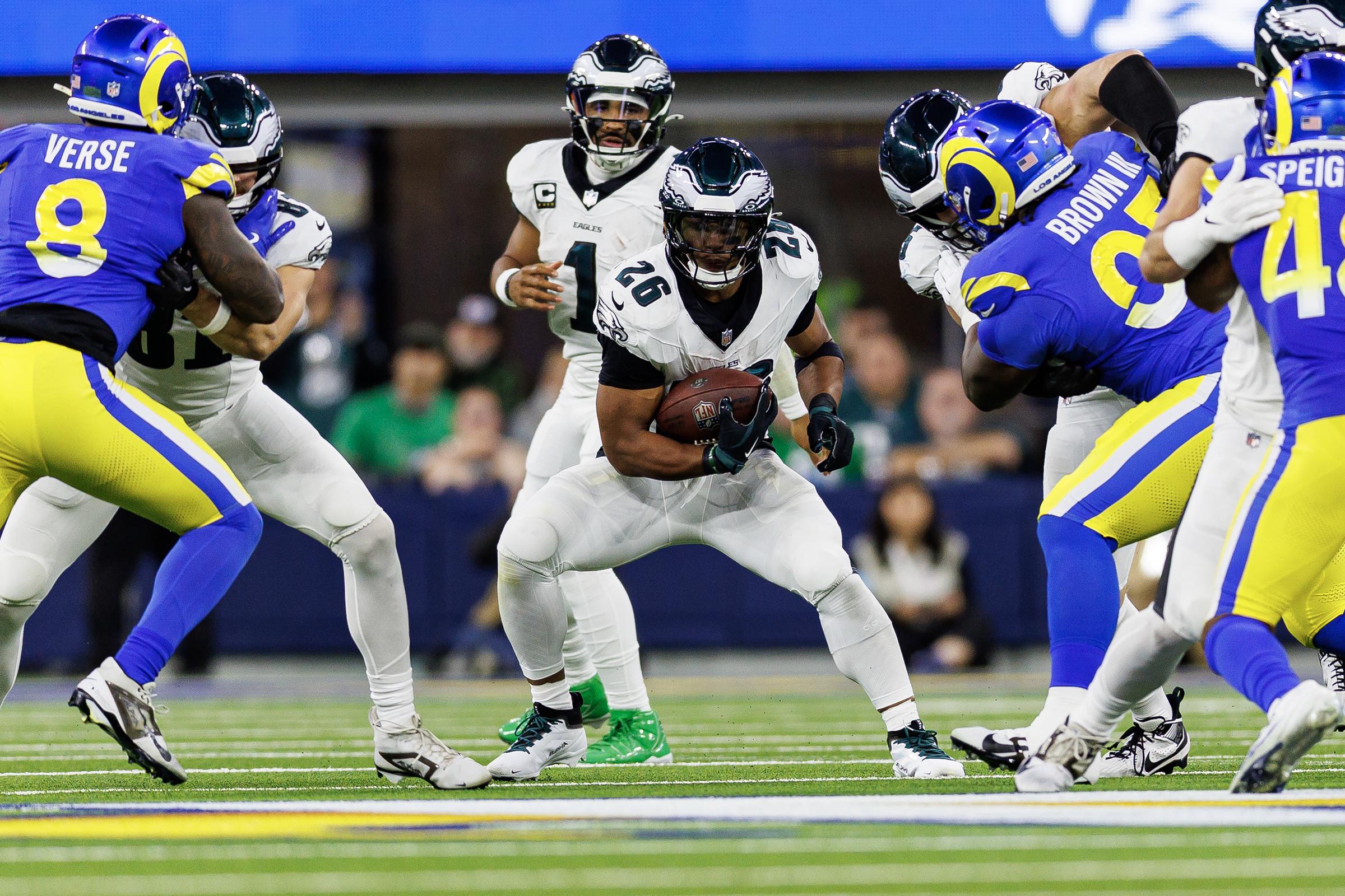 Philadelphia Eagles and Los Angeles Rams play at SoFi Stadium | Source: Getty Images