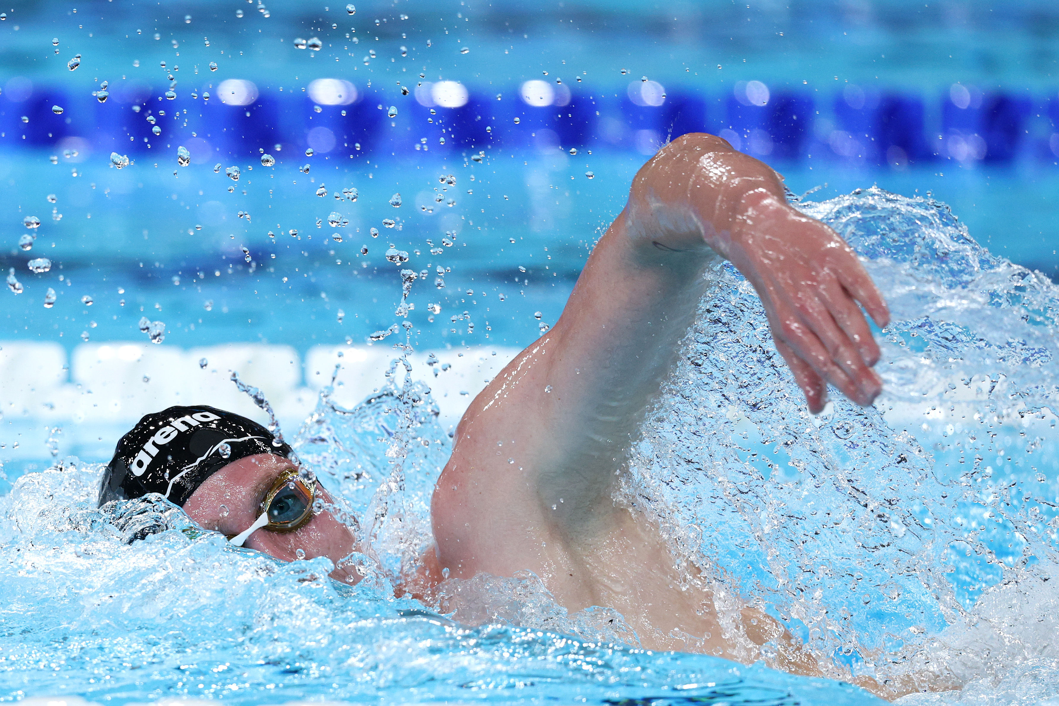 Daniel Wiffen competes in the Men's 1500m Freestyle Final at the Olympic Games Paris 2024 on August 4, 2024 in Nanterre, France | Source: Getty Images