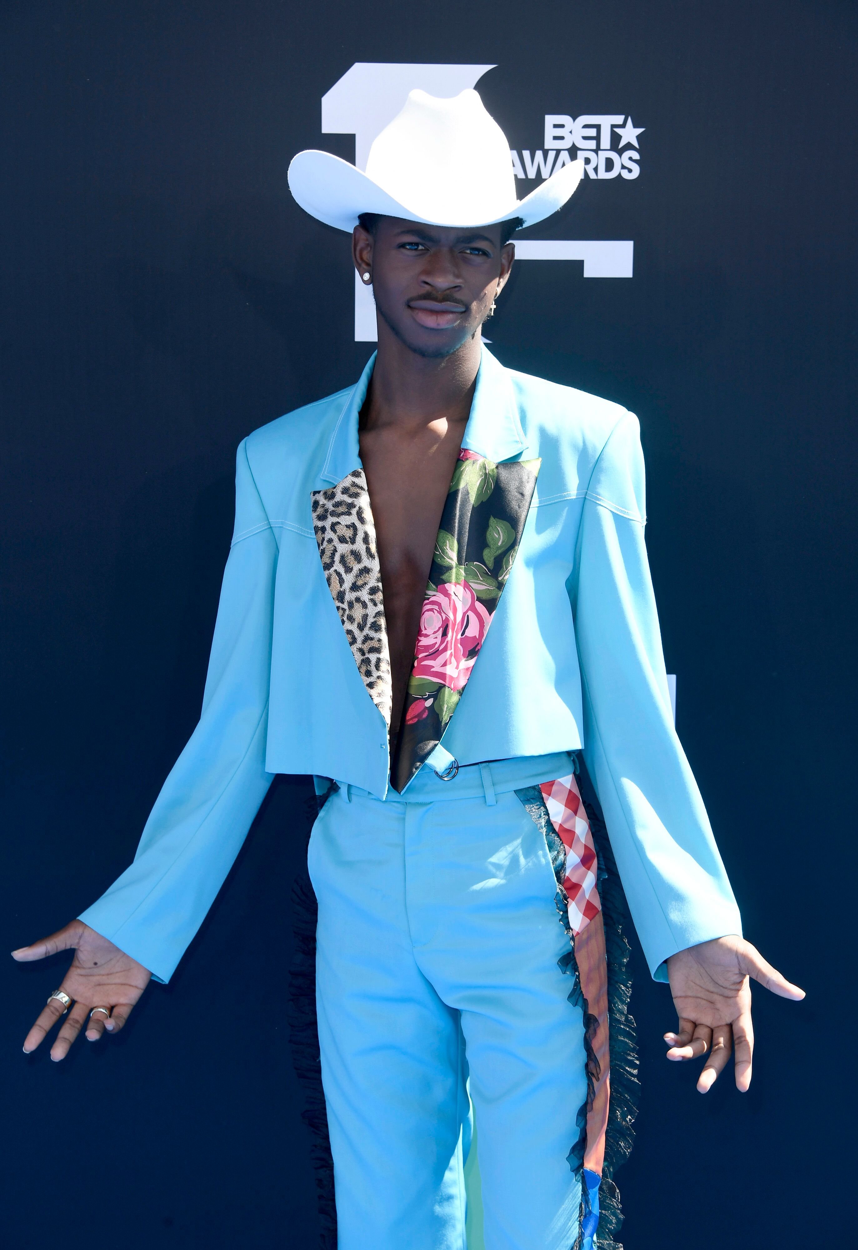 Lil Nas X at the BET Awards | Source: Getty Images/GlobalImagesUkraine