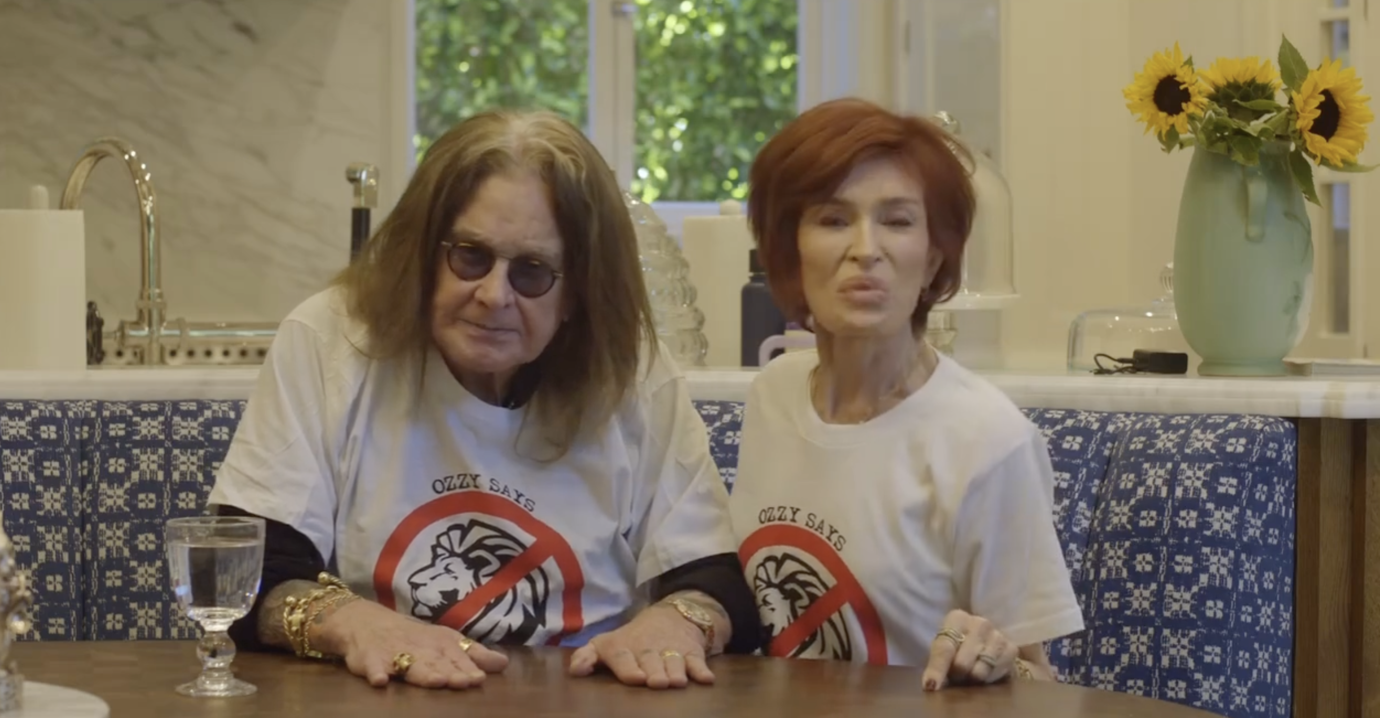 Ozzy and Sharon Osbourne from a post dated November 19, 2024. | Source: Instagram/ozzyosbourne