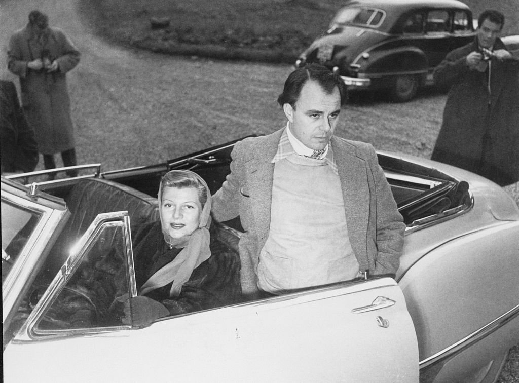 Prince Ali and His Rita Meet the Press in Dorigny, Switzerland, circa 1949. | Source: Getty Images 