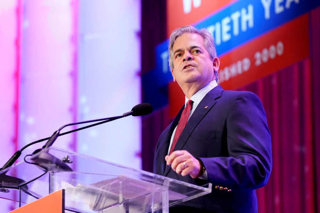 Austin’s 52nd Mayor Steve Adler speaks on stage during Texas Conference For Women 2019 at Austin Convention Center on October 24, 2019 | Photo: Getty Images