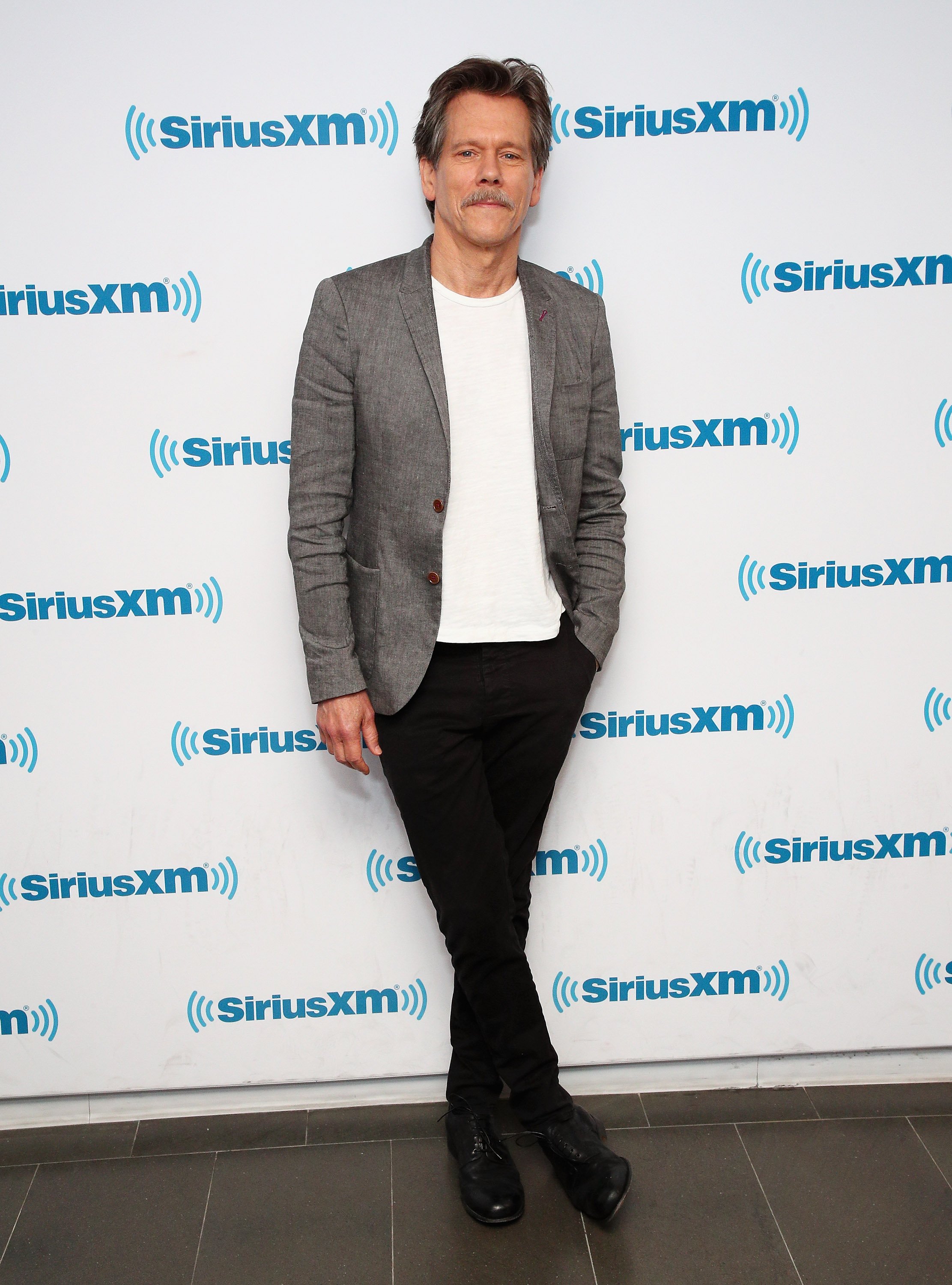 Kevin Bacon visits the SiriusXM Studios on June 13, 2019, in New York City. | Source: Getty Images.