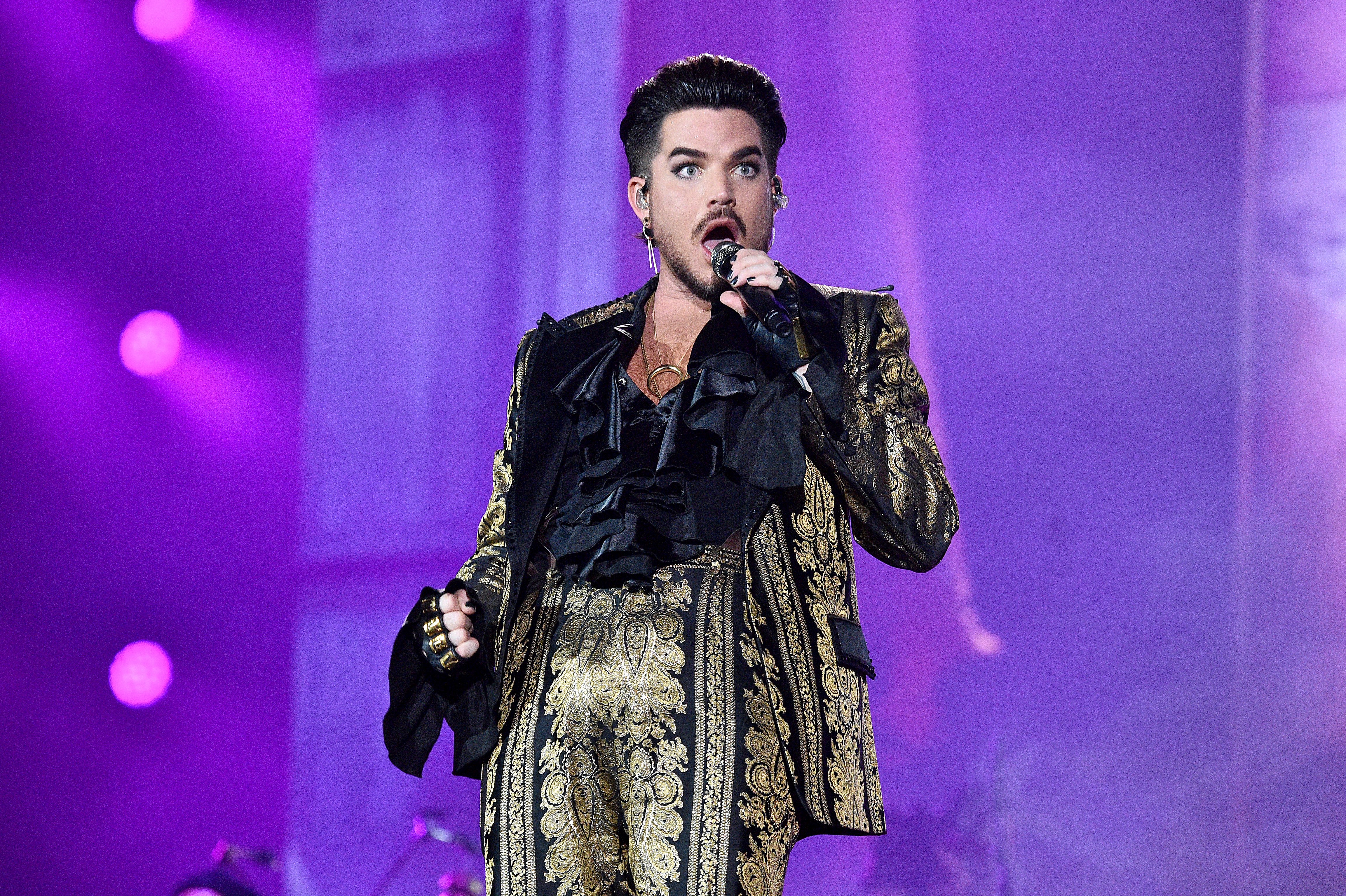 Adam Lambert performs in Central Park on September 28, 2019, in New York City. | Source: Getty Images