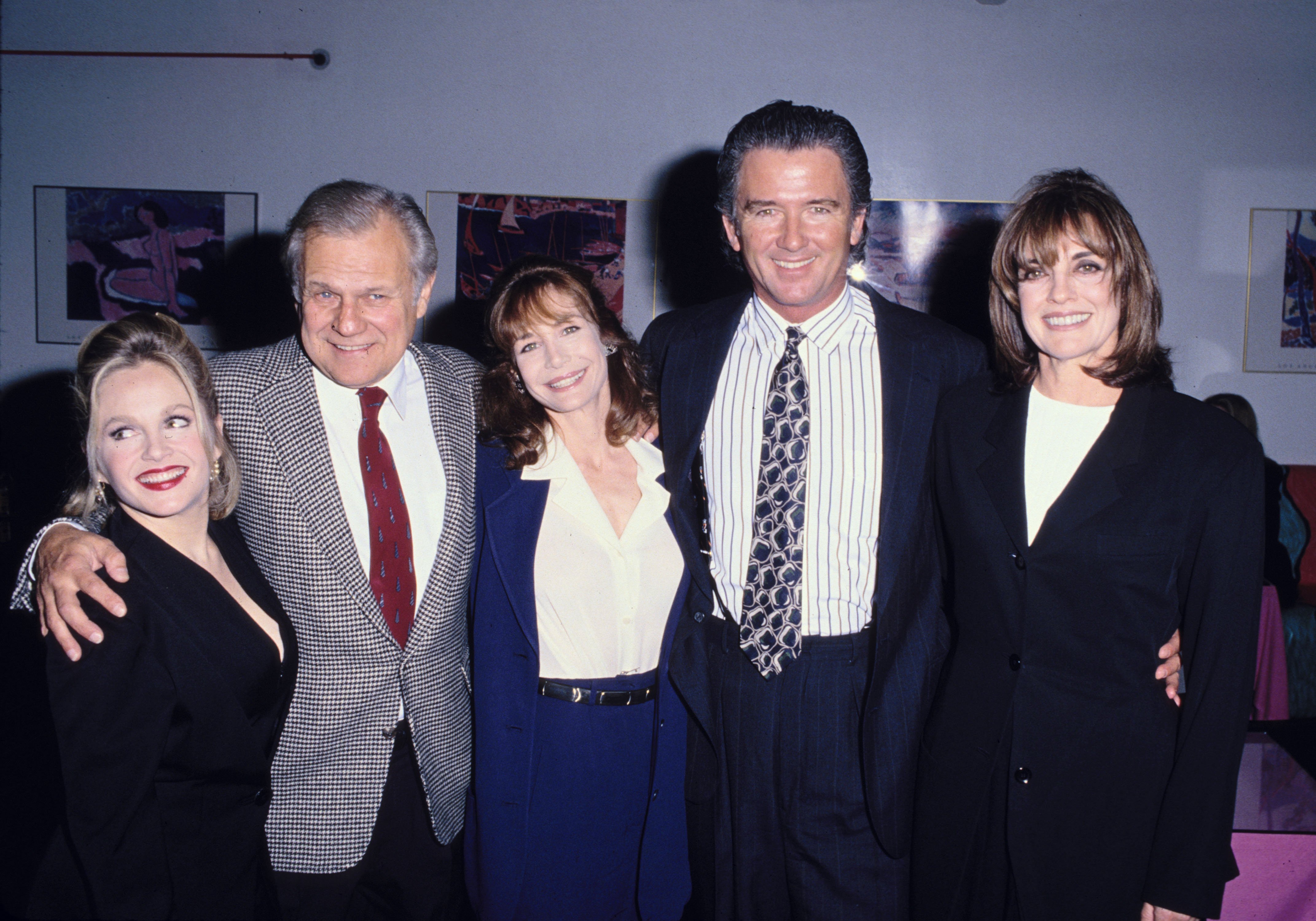 Charlene Tilton, Ken Kercheval, Mary Crosby, Patrick Duffy and Linda Gray | Source: Getty Images 