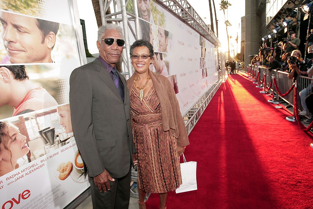 Morgan Freeman and Myrna Colley-Lee arrive at the premiere of MGM's "Feast of Love" on September 25, 2007, in Beverly Hills, California. I Source: Getty Images