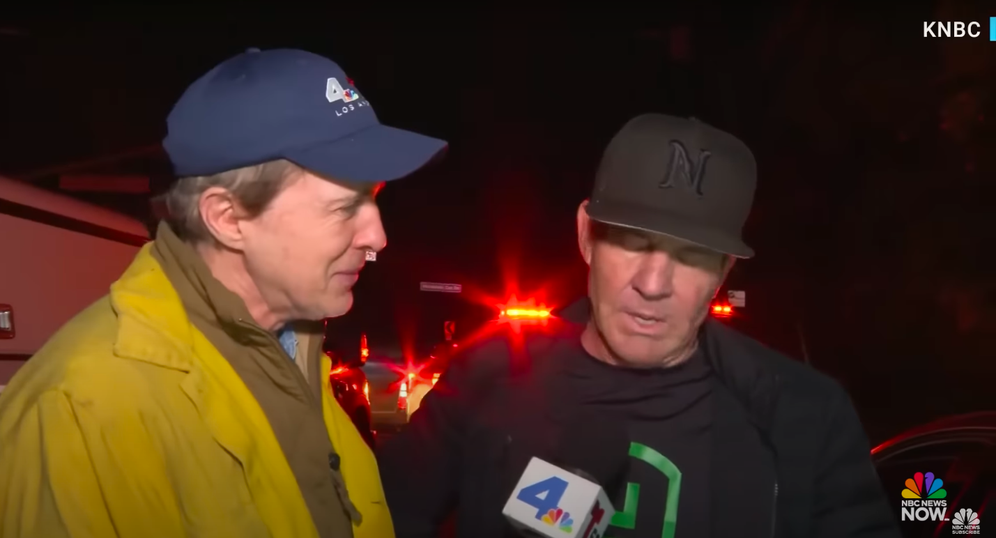 Robert Kovacik and Dennis Quaid. | Source: YouTube/NBC News